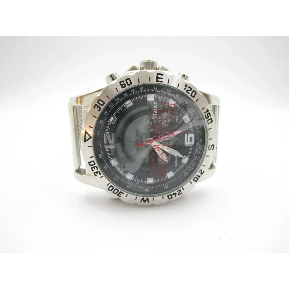 Men Stauer Digital/Analog Quartz Centurion 46mm Round Watch (H948) 